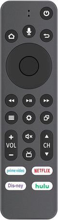 New Replacement Voice Universal Remote Control Fit for Insignia Toshiba Pioneer Hisense LED 4K UHD Smart TV NS-50F301NA24 NS-43F301NA22 58U6HF 50U6HF CP-RC1NA-22 CPRC1NA22