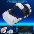 Adjustable Head Strap for Meta Quest 3/2/3S with 7500Mah Rechargeable Battery Pack