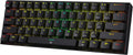 K630 Dragonborn 60% Wired RGB Gaming Keyboard, 61 Keys Compact Mechanical Keyboard with Tactile Blue Switch, Pro Driver Support, Black