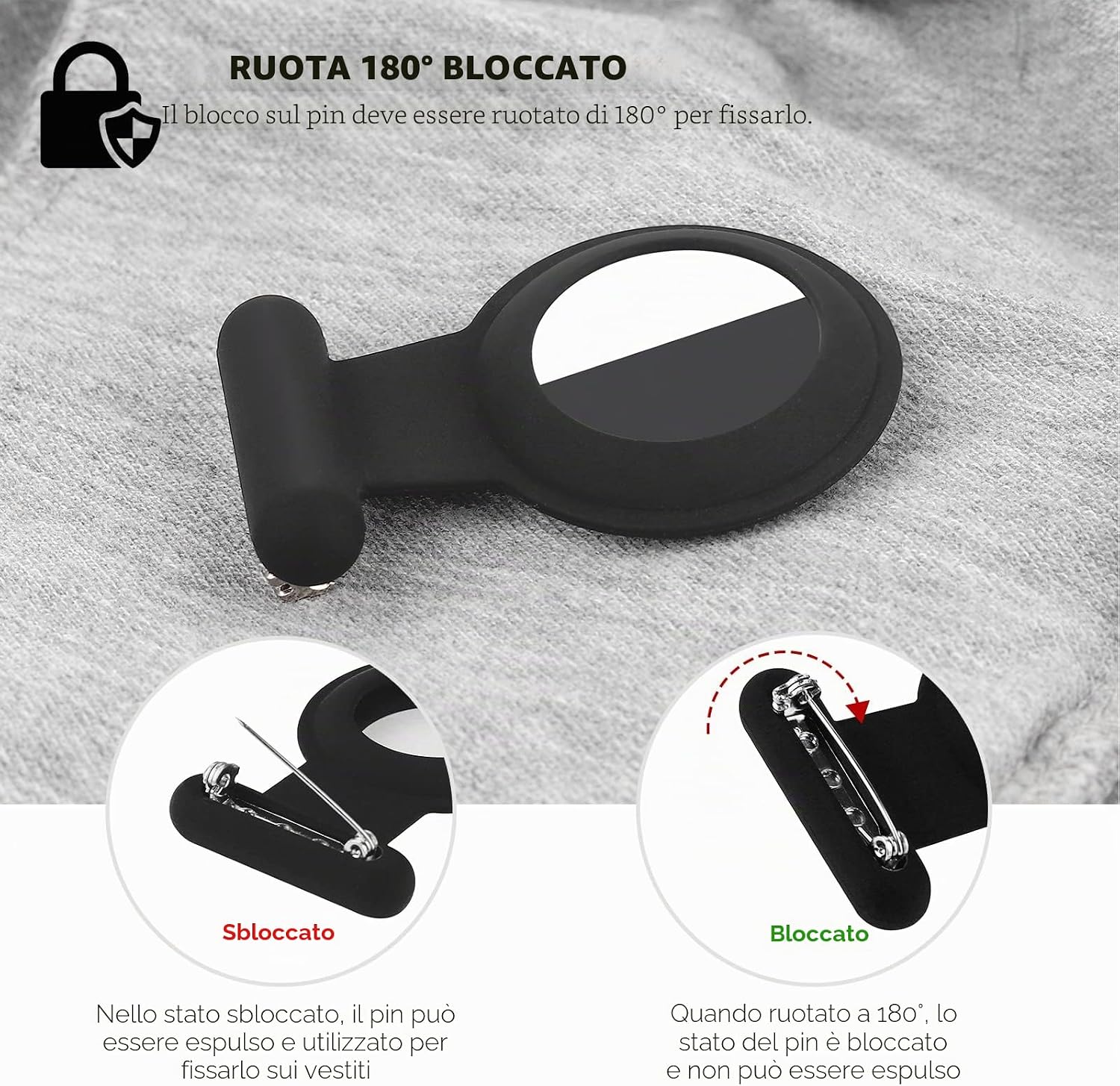 Tracker GPS Nascosto Airtag, Airtag per Bambini, Anziani, Animali Domestici, Abbigliamento, Più Sicuro Di Airtag, Portachiavi Airtag E Collana Airtag (Nero&Blu&Grigio&Rosa)