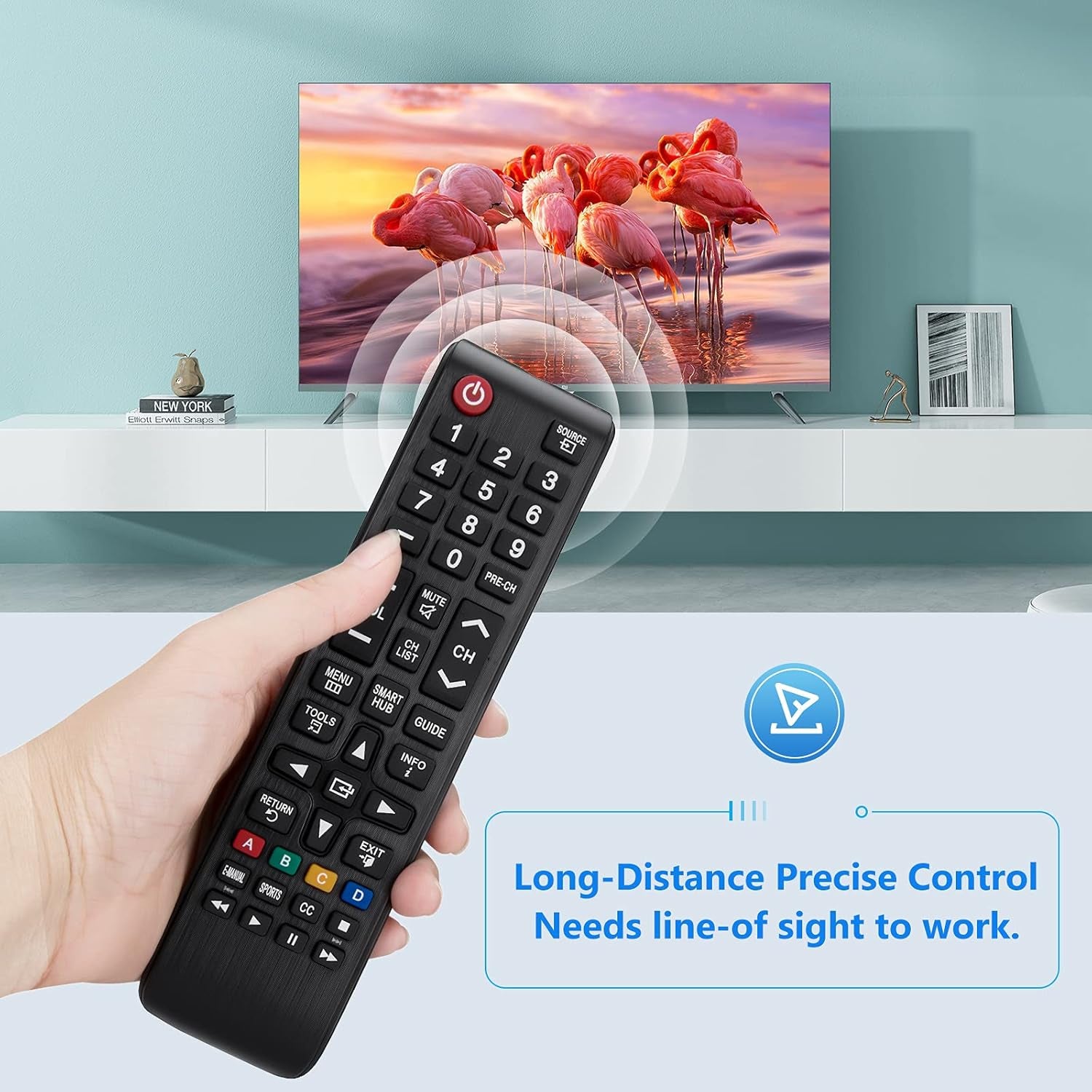 Universal Remote Control for Samsung-Tv-Remote All Samsung LCD LED HDTV 3D Smart Tvs Models