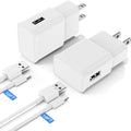 2-Pack Type C Fast Charger,Compatible with Samsung Charger Android Phone USB-C Charging Cable 10Ft Compatible for Galaxy S23/S22/S21/S20/S10E/S9/S8/Note20/Note10/Note9/Z Fold 3/4/5,White