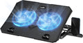 Laptop Cooling Pad, Gaming Laptop Cooler 2 Fans for 10-15.6 Inch Laptops, 5 Height Stands, 2 USB Ports (S039)