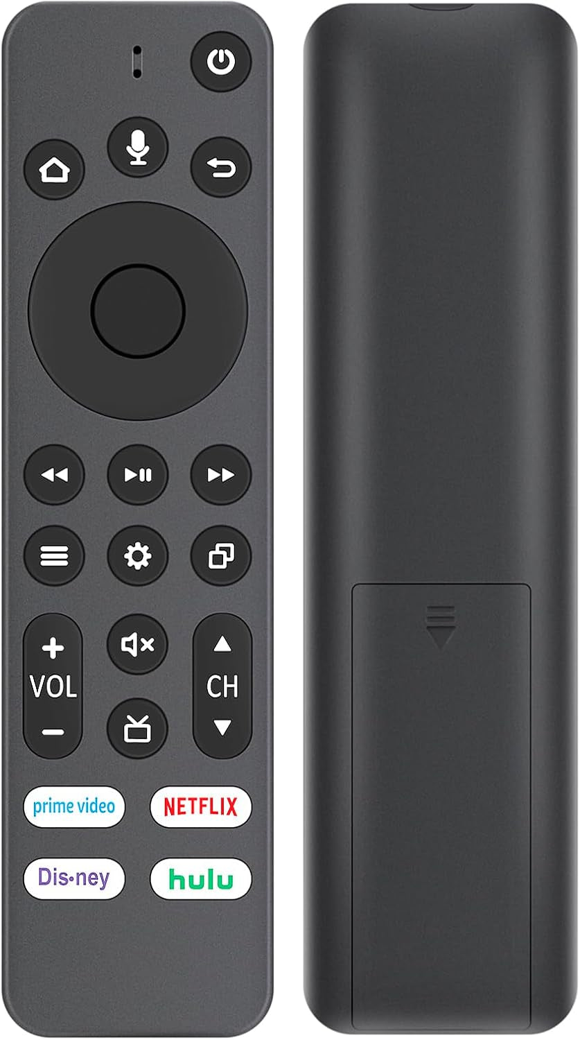 New Replacement Voice Universal Remote Control Fit for Insignia Toshiba Pioneer Hisense LED 4K UHD Smart TV NS-50F301NA24 NS-43F301NA22 58U6HF 50U6HF CP-RC1NA-22 CPRC1NA22
